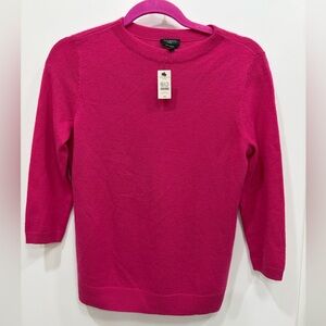 NWT Talbots Pink Cashmere Sweater